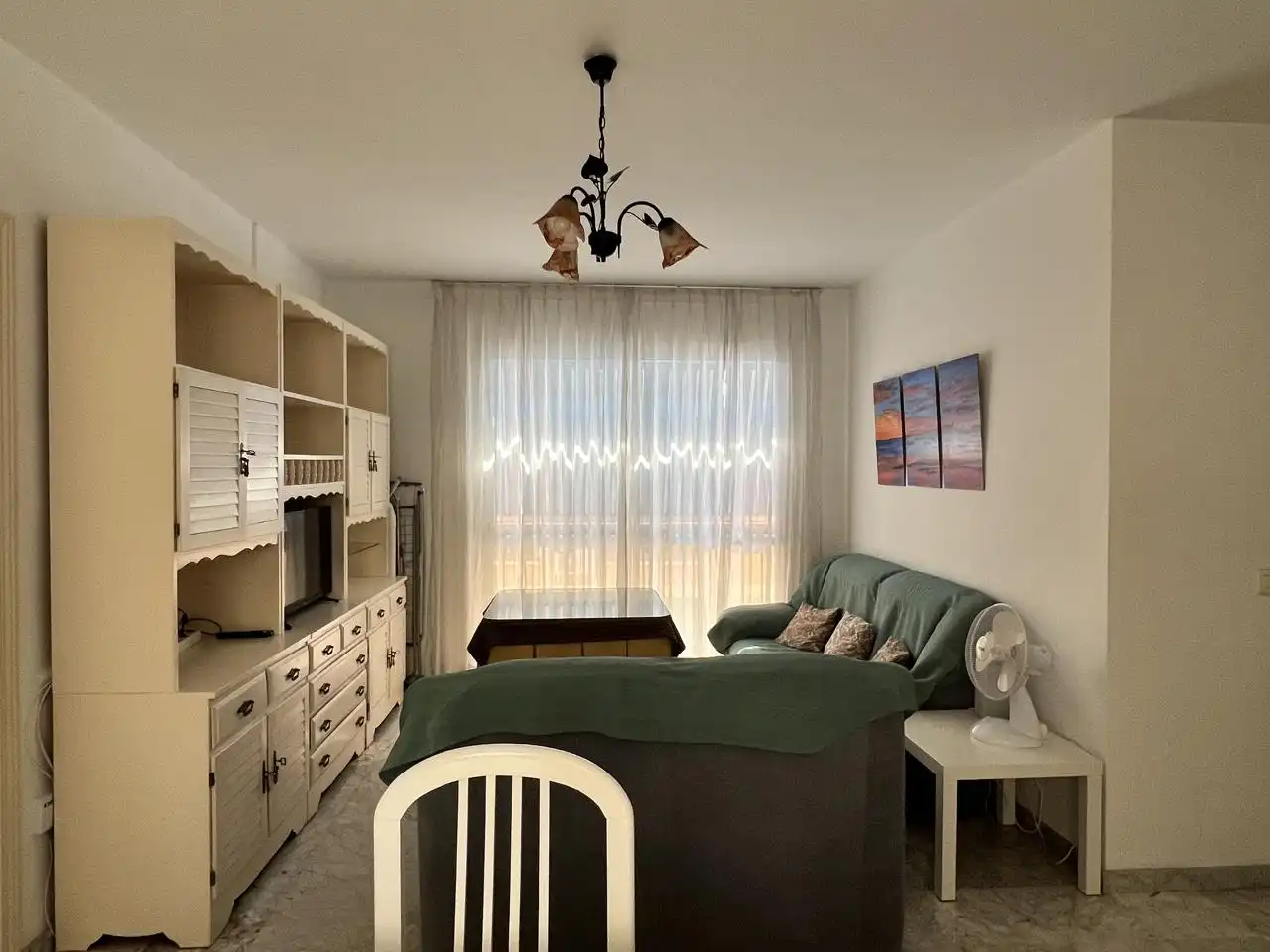Sala de estar de Piso de alquiler en Málaga con Aire acondicionado y Amueblado