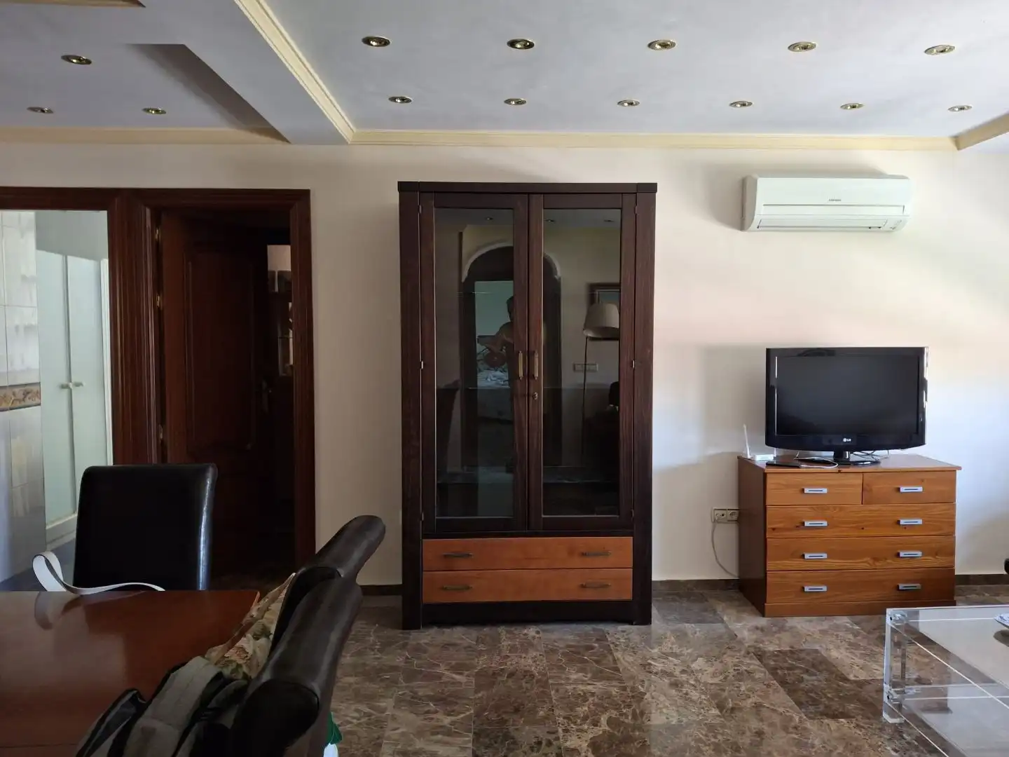 Sala de estar de Piso de alquiler en Málaga Capital con Aire acondicionado, Terraza y Balcón