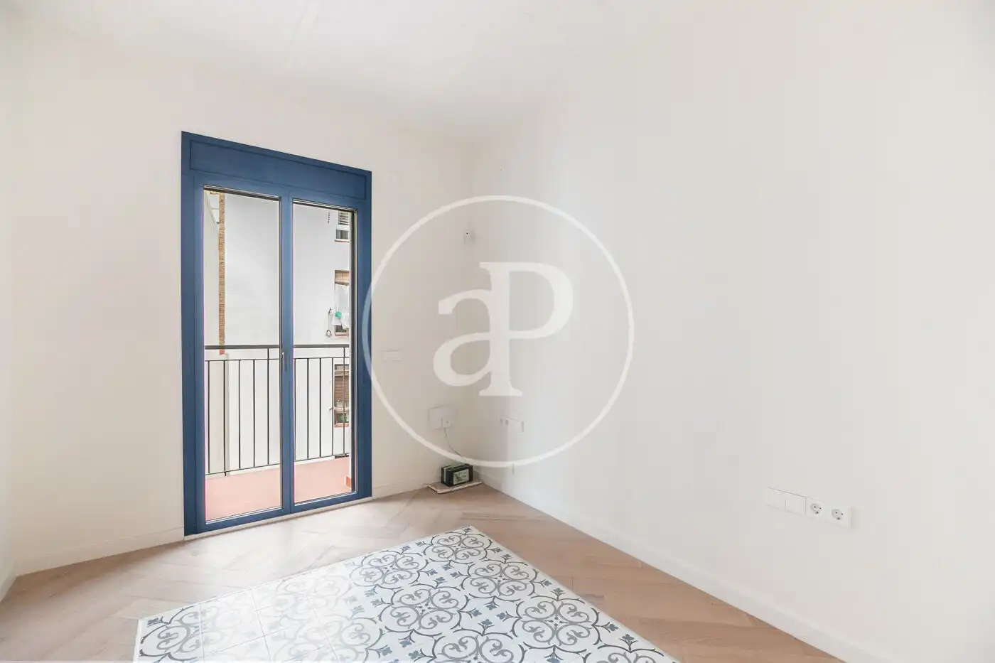 Schlafzimmer von Wohnung zum Verkauf in Barcelona mit Klimaanlage, Heizung und Balkon