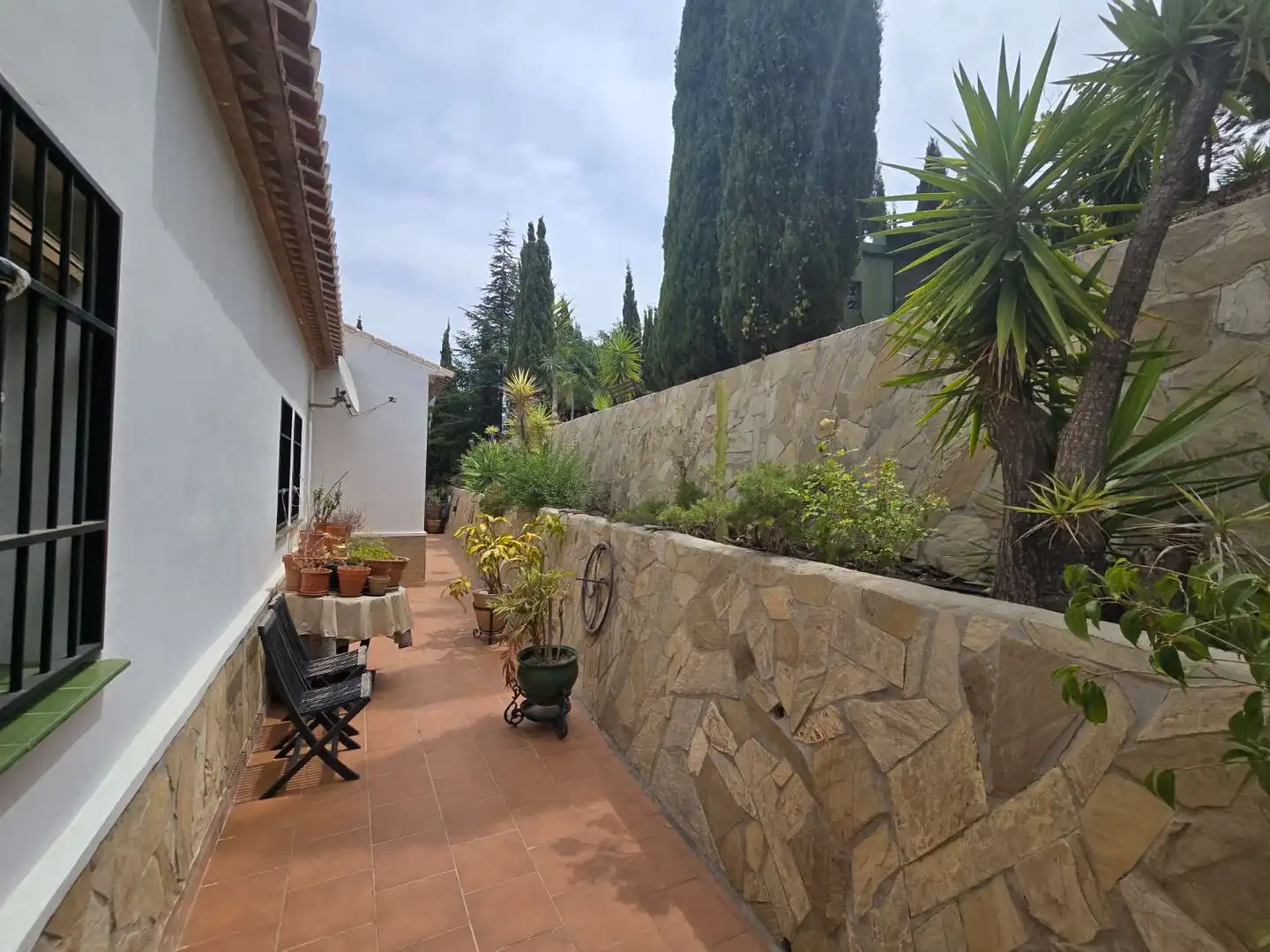 Terraza de Finca rústica en venta en Torrox con Aire acondicionado, Calefacción y Trastero