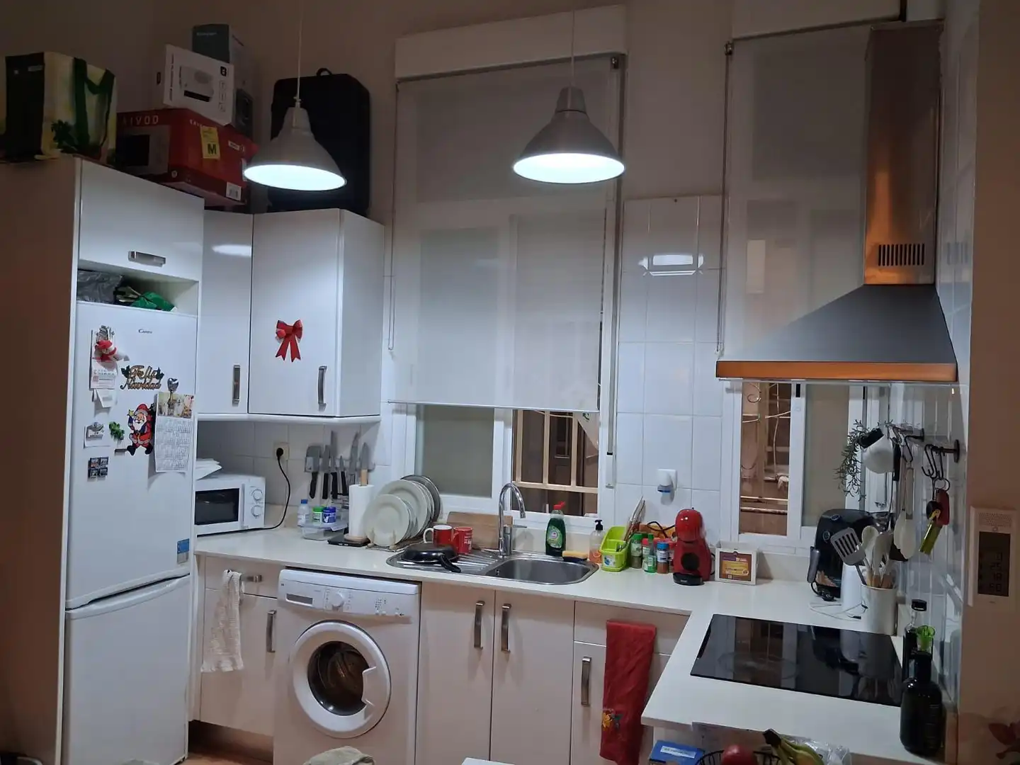 Cocina de Apartamento de alquiler en Madrid con Calefacción