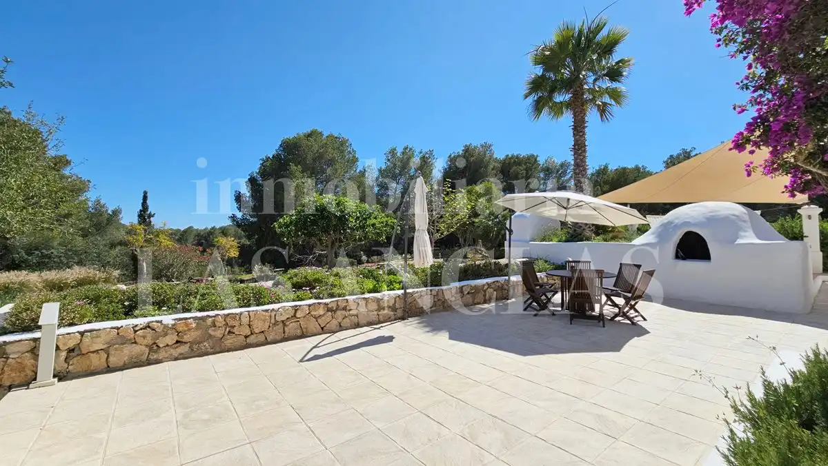 Terrassa de Finca rústica en venda en Santa Eulària des Riu amb Aire condicionat, Calefacció i Terrassa