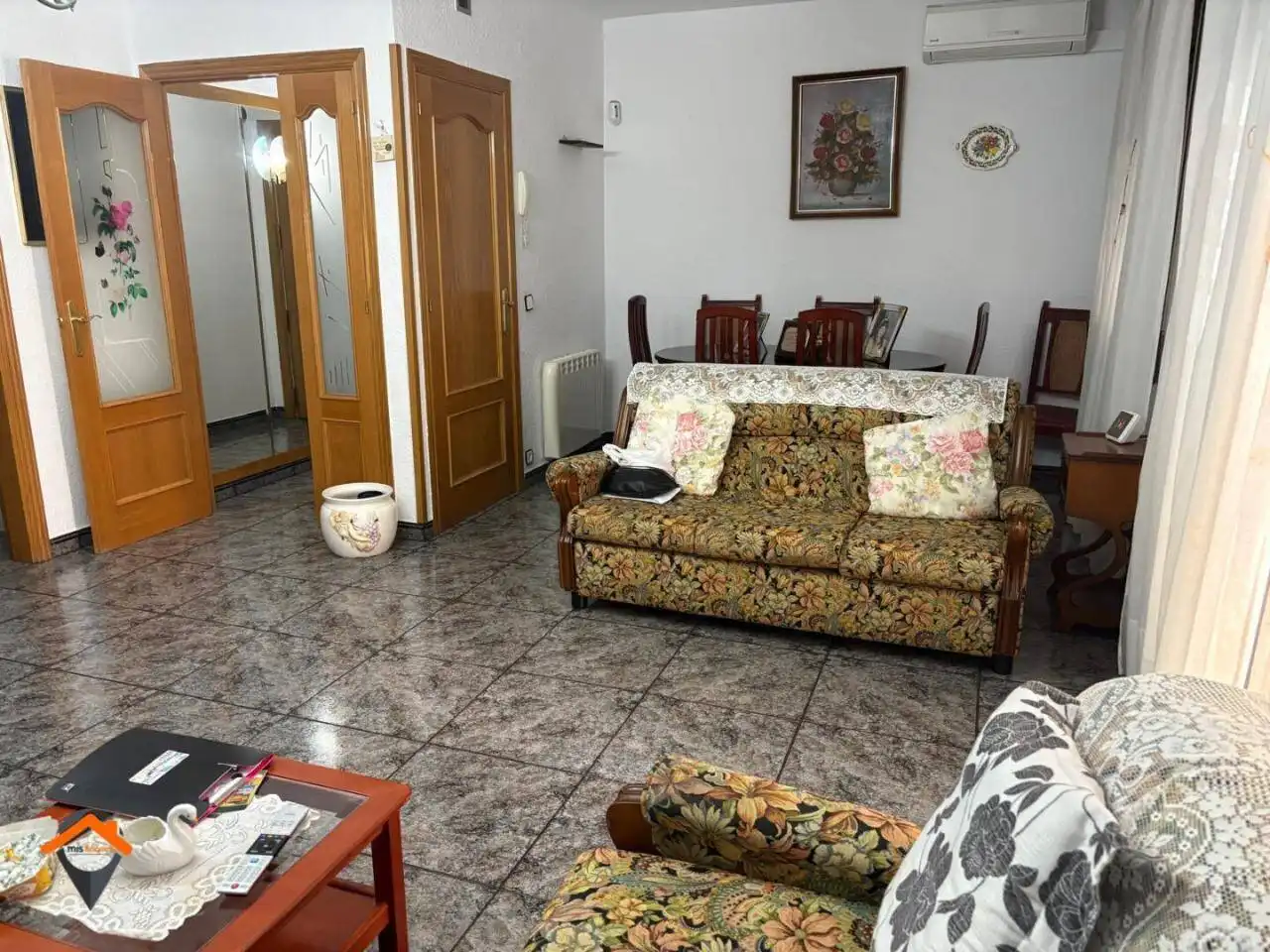 Sala d'estar de Pis en venda en Sabadell amb Aire condicionat, Calefacció i Balcó