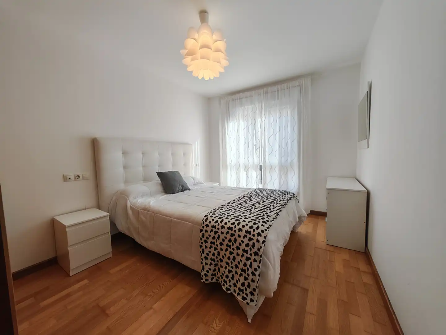 Bedroom of Flat for rent in Fisterra  with Storage room, Furnished and Oven