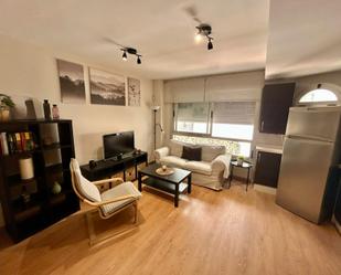 Living room of Flat for sale in Málaga Capital  with Air Conditioner, Storage room and Furnished