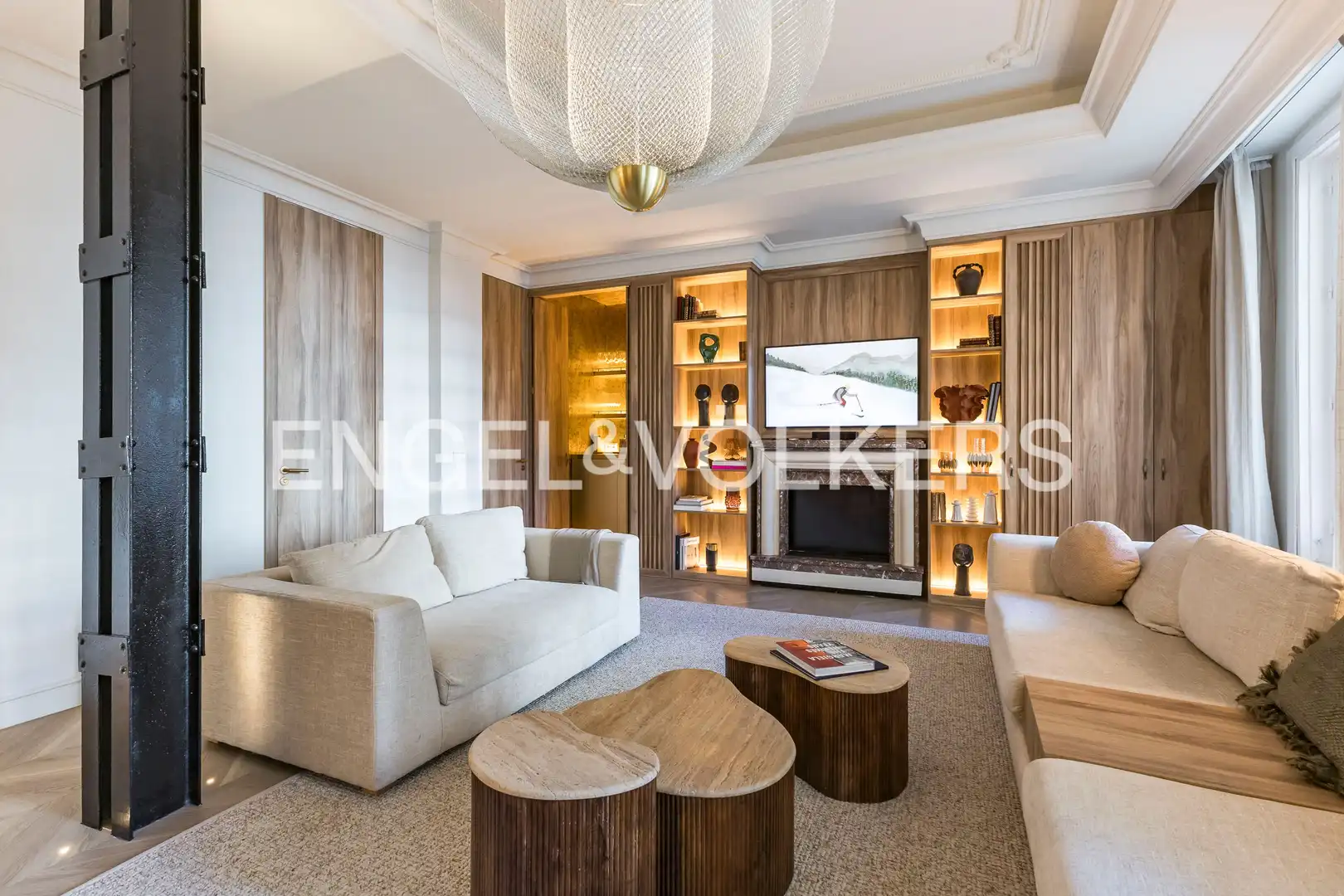 Sala de estar de Apartamento de alquiler en Rivas-Vaciamadrid con Aire acondicionado, Calefacción y Amueblado