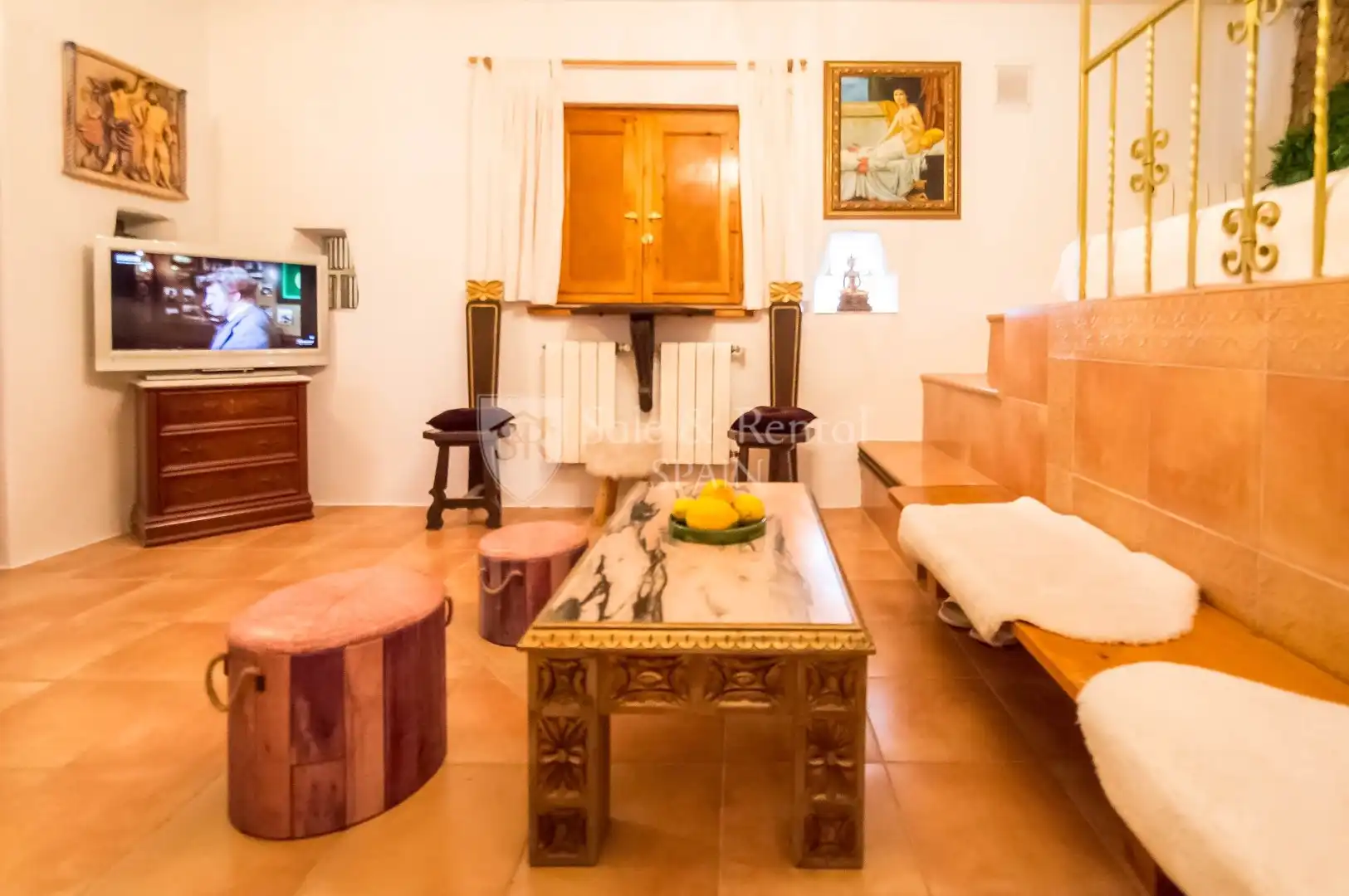 Living room of Houses for sale in Lloret de Mar  with Air Conditioner, Heating and Private garden