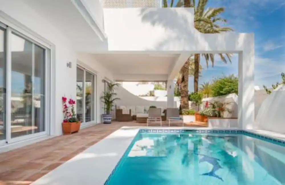 Swimming pool of Apartments for rent in Marbella  with Private garden, Terrace and Swimming Pool