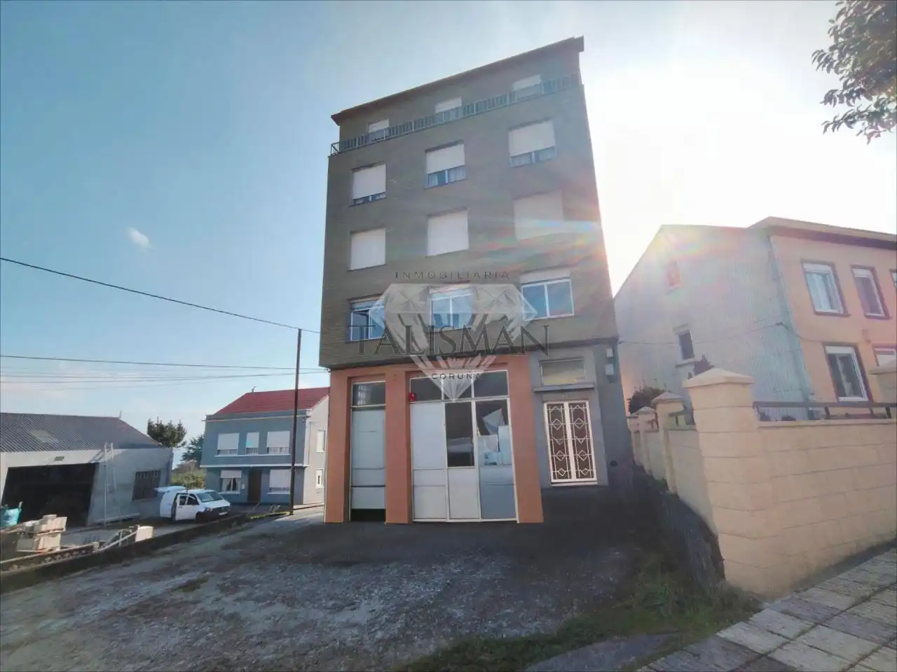 Exterior view of Flat for sale in Cariño  with Heating, Terrace and Furnished
