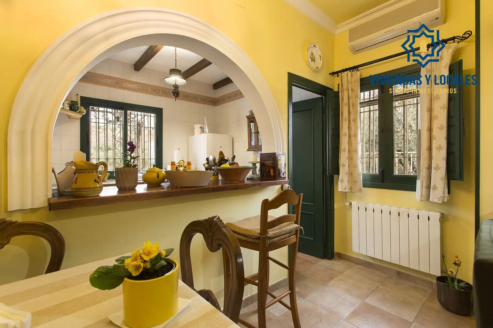 Cocina de Finca rústica en venta en Chauchina con Jardín privado, Terraza y Piscina