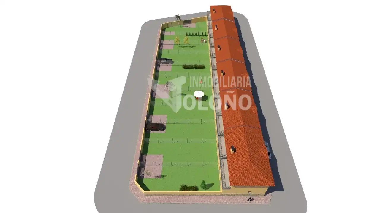 Vista exterior de Casa adosada en venta en Zarratón con Calefacción, Jardín privado y Parquet