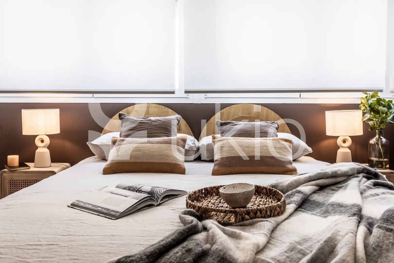Habitación de Apartamento de alquiler en Madrid con Aire acondicionado, Calefacción y Amueblado