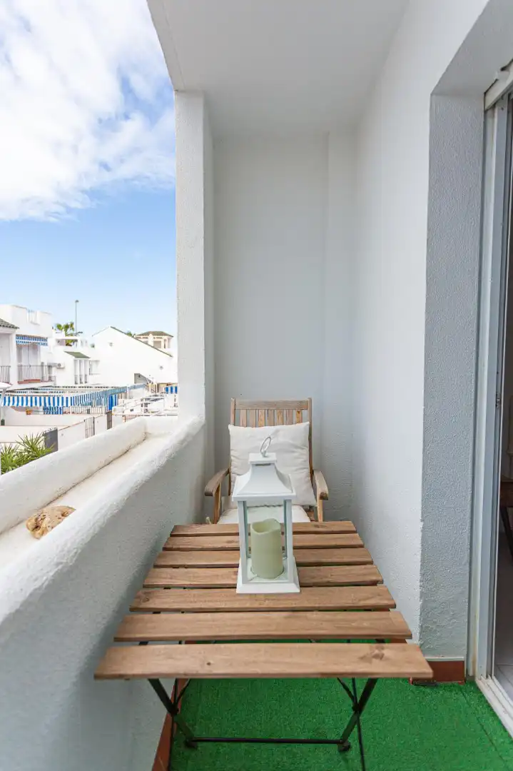 Terraza de Piso de alquiler en Sanlúcar de Barrameda con Aire acondicionado, Calefacción y Amueblado