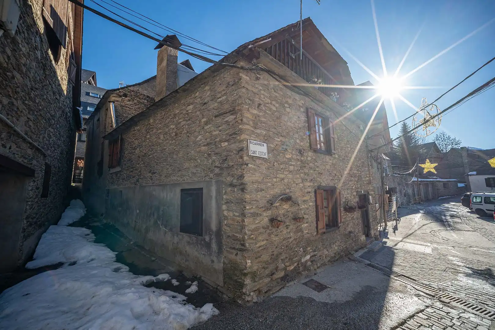 Exterior view of Detached homes for sale in Naut Aran  with Heating, Parquet flooring and Furnished