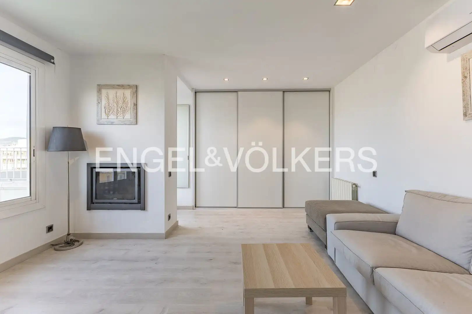Sala de estar de Ático en venta en Gràcia