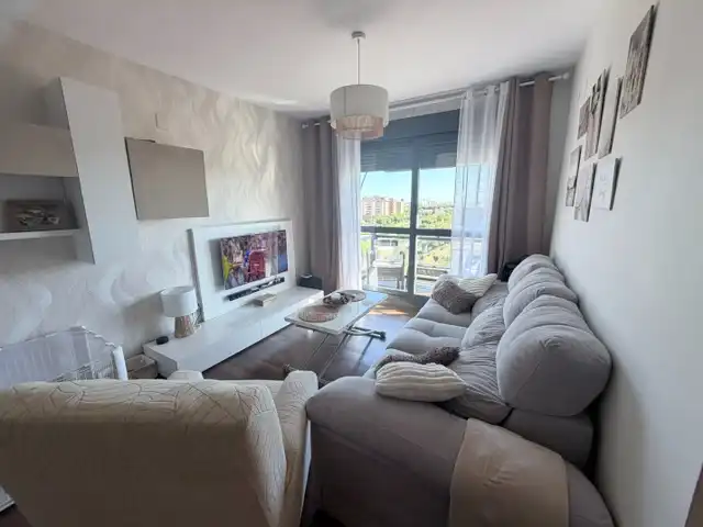 Sala de estar de Piso en venta en Huelva con Aire acondicionado, Calefacción y Parquet