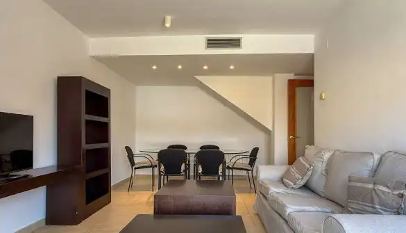 Sala de estar de Dúplex en venta en Palamós con Calefacción, Terraza y Trastero