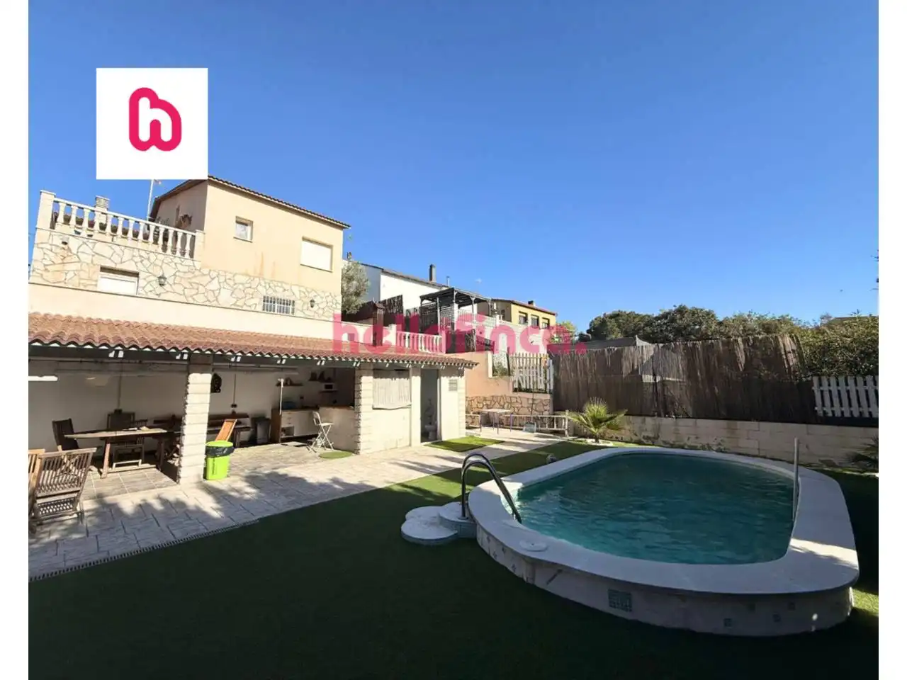 Jardín de Casa o chalet en venta en Masquefa con Aire acondicionado, Calefacción y Jardín privado