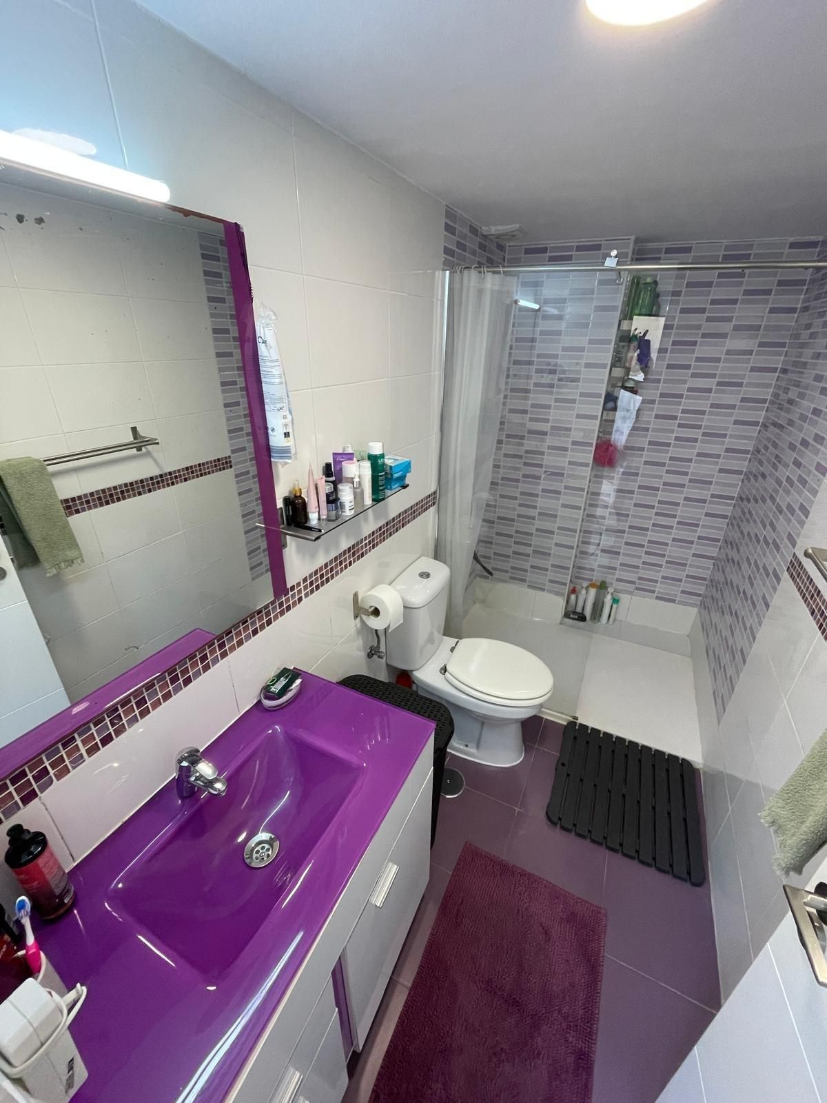 Bathroom of House or chalet for sale in Málaga Capital  with Air Conditioner, Terrace and Furnished
