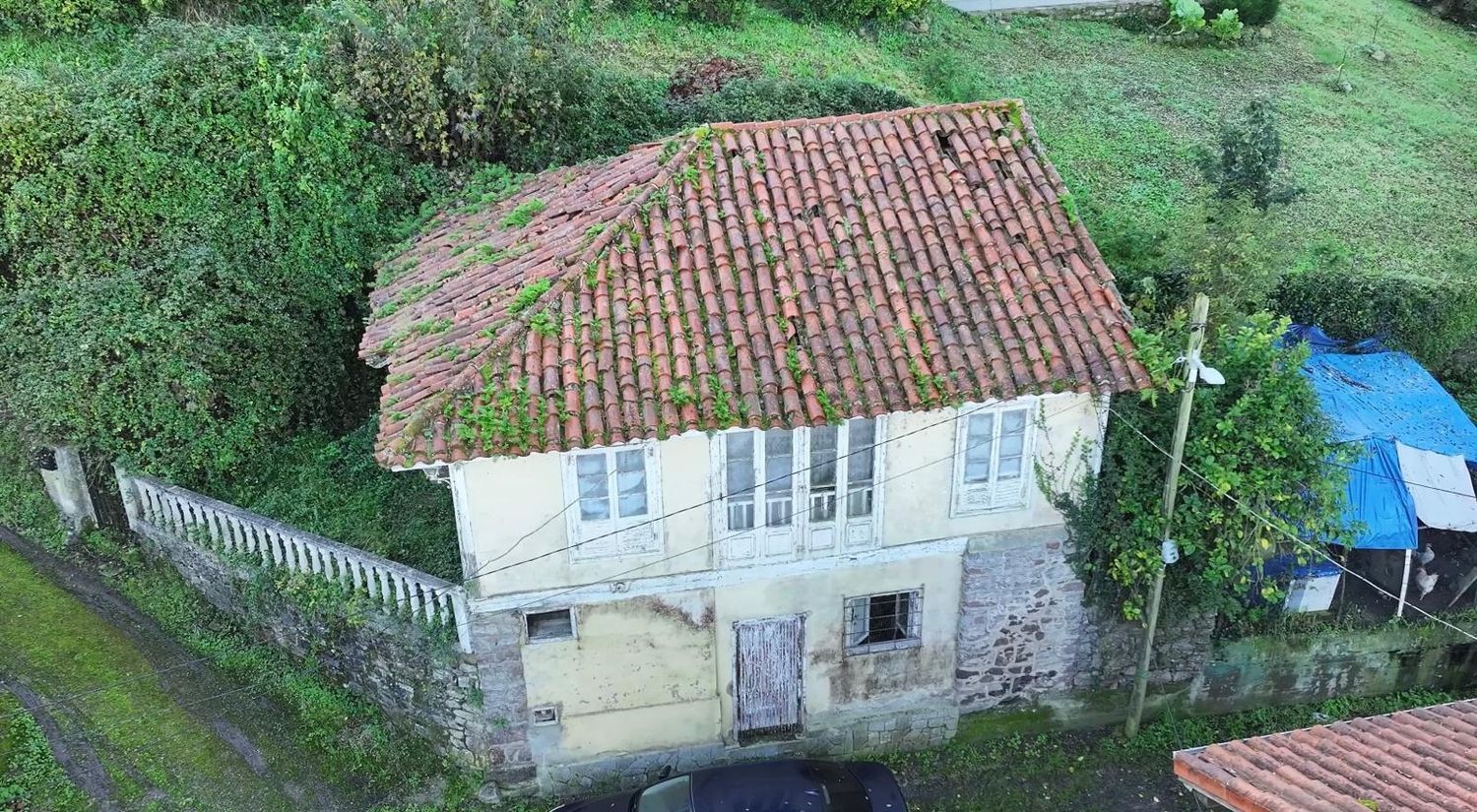 Exterior view of House or chalet for sale in Pravia  with Terrace and Swimming Pool