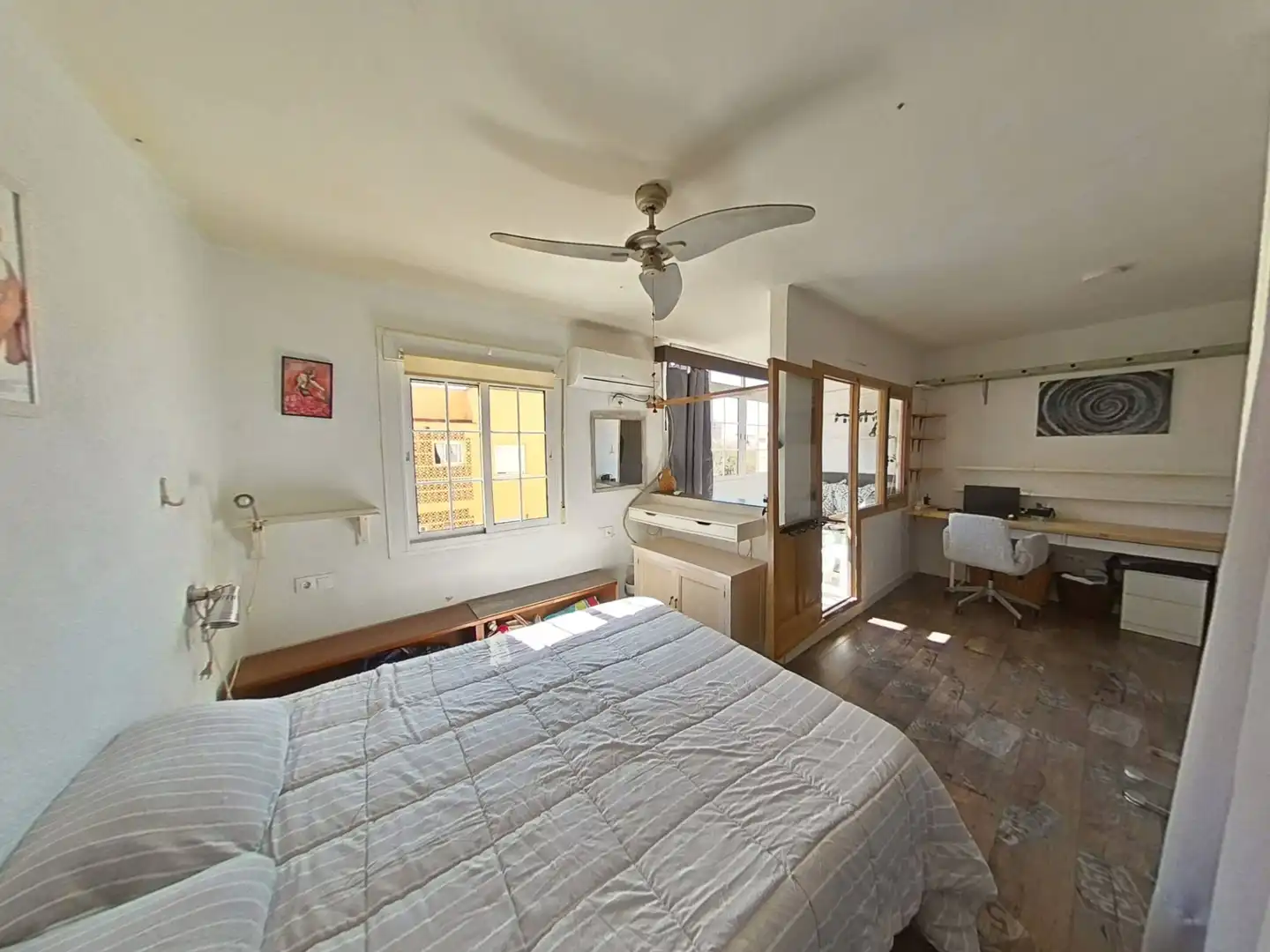 Schlafzimmer von Wohnung zum Verkauf in Málaga mit Klimaanlage, Terrasse und Möbliert