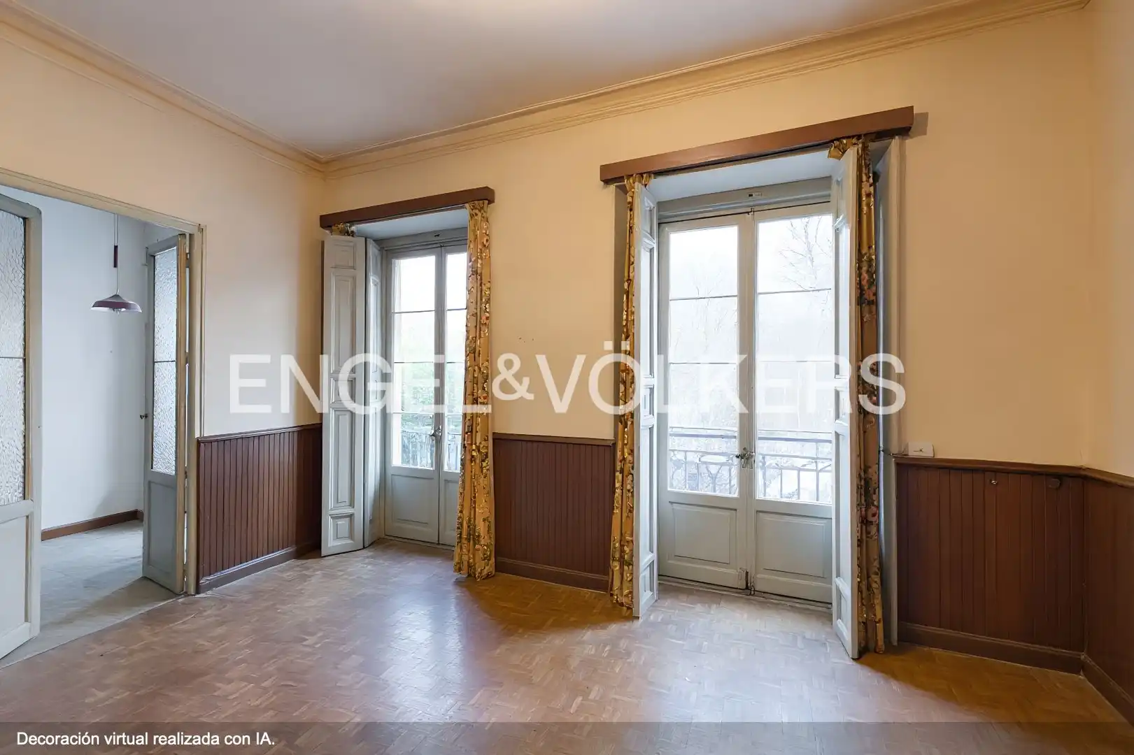 Wohnzimmer von Wohnung zum Verkauf in Madrid mit Heizung und Balkon