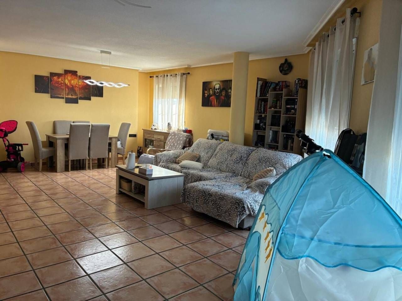 Living room of Flat for sale in  Murcia Capital  with Air Conditioner, Storage room and Furnished
