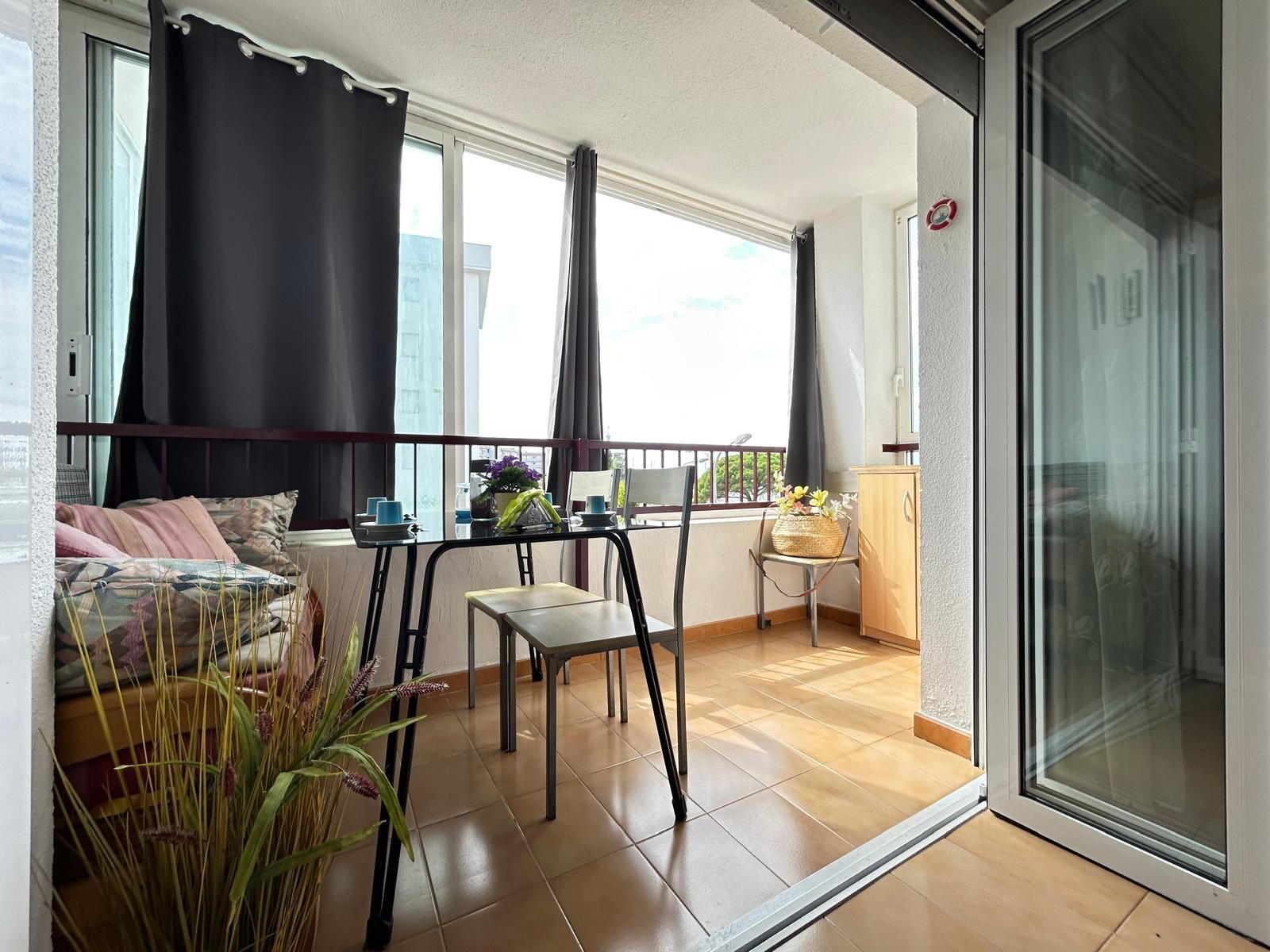 Balcony of Apartment for sale in Roses  with Terrace and Furnished