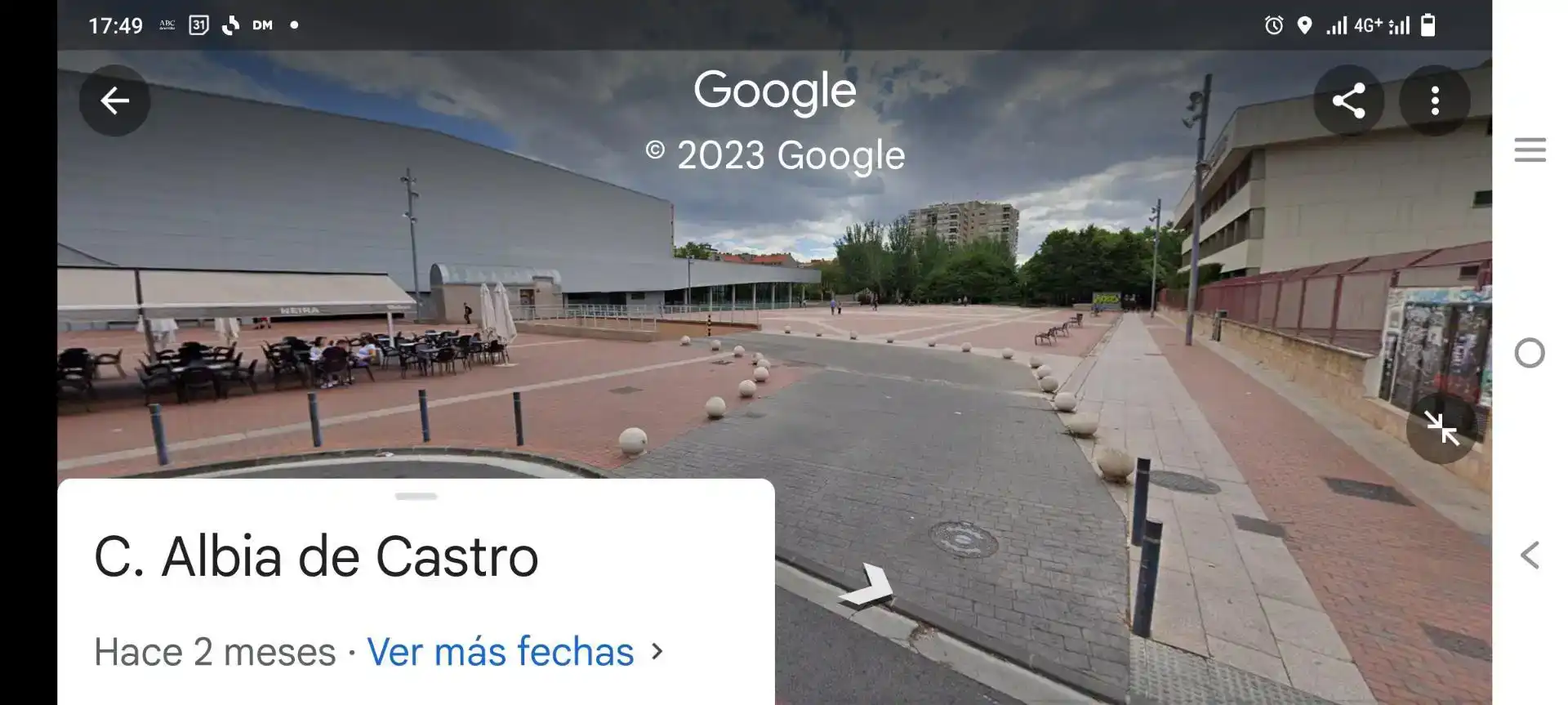 Vista exterior de Garaje en venta en  Logroño