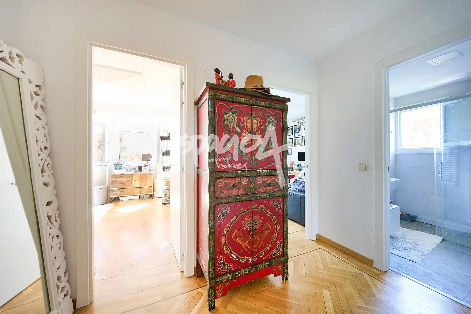 Dormitori de Casa o xalet de lloguer en Villanueva de la Cañada amb Calefacció, Jardí privat i Parquet