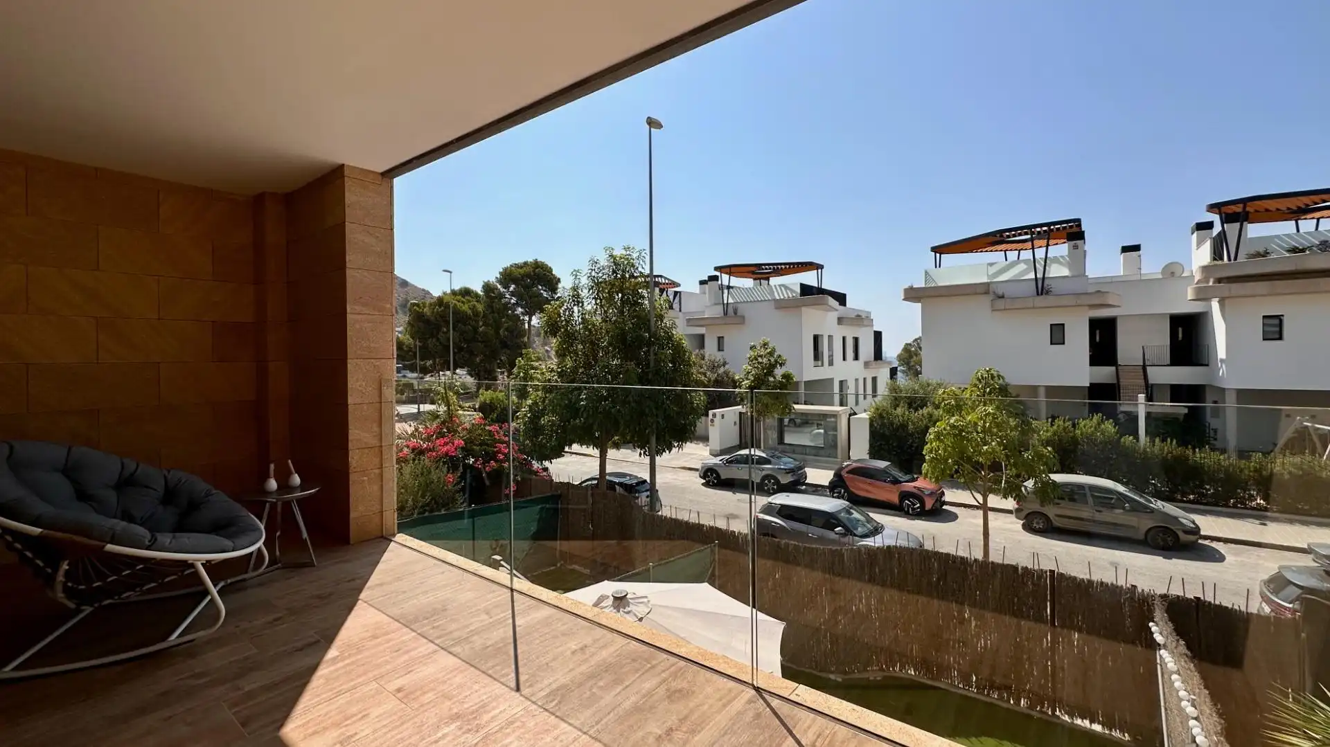 Terrassa de Dúplex de lloguer en Villajoyosa / La Vila Joiosa amb Aire condicionat, Calefacció i Jardí privat