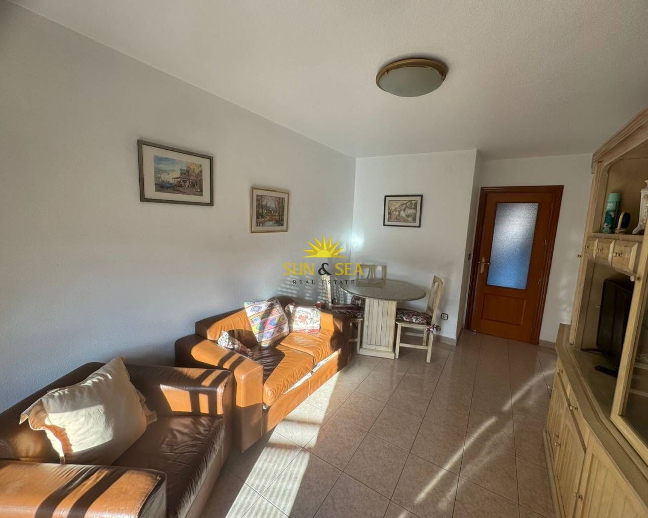 Sala d'estar de Apartament de lloguer en  Murcia Capital amb Calefacció, Moblat i Rentadora