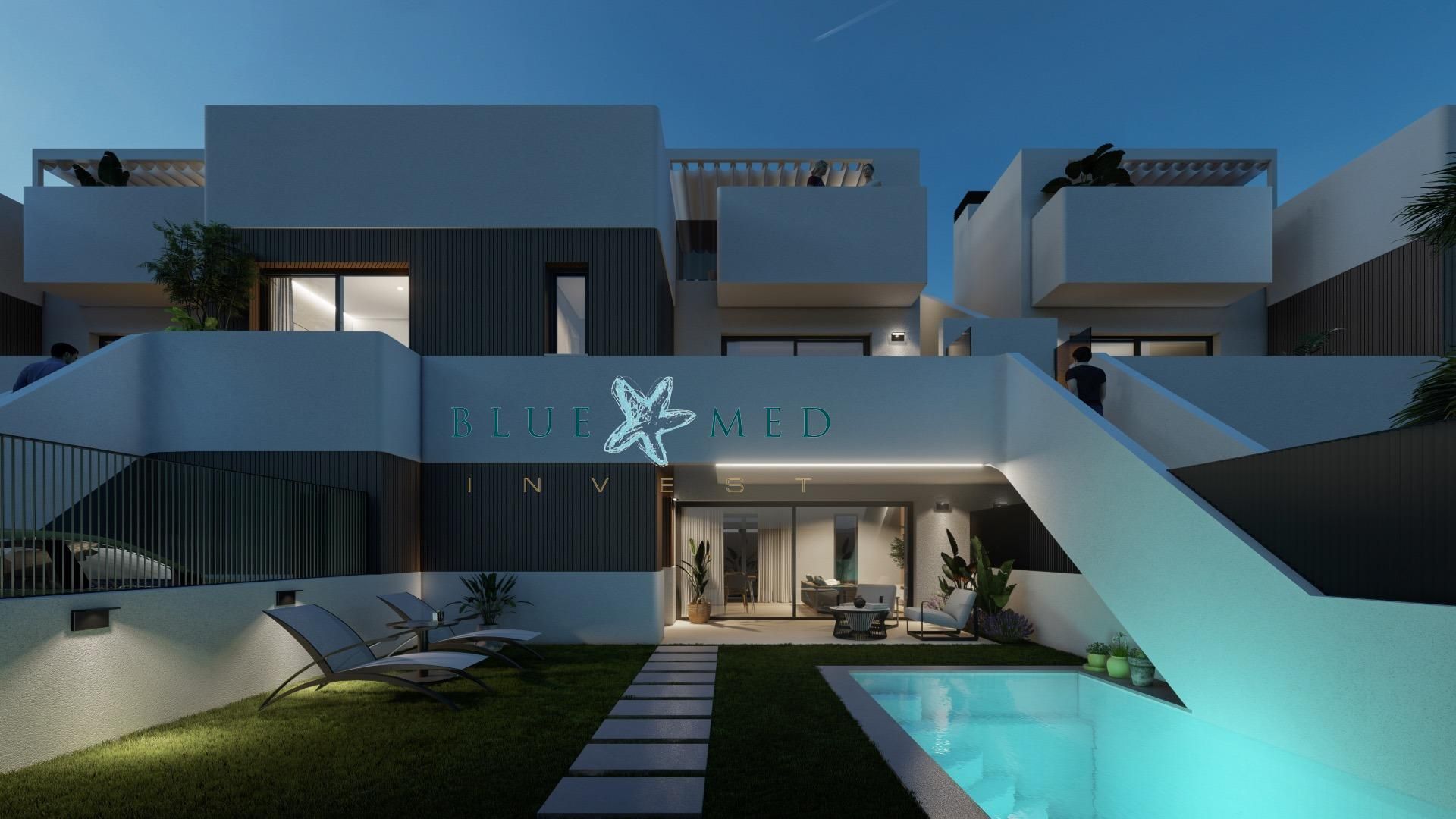 Vista exterior de Apartament en venda en San Pedro del Pinatar amb Terrassa, Piscina i Balcó