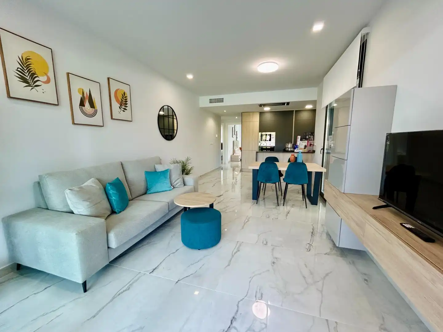 Sala de estar de Ático en venta en Orihuela con Aire acondicionado, Calefacción y Jardín privado