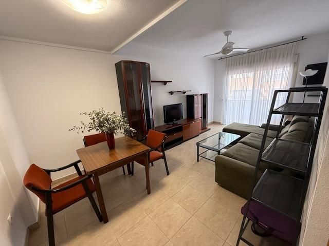 Sala d'estar de Apartament de lloguer en  Murcia Capital amb Aire condicionat, Terrassa i Balcó