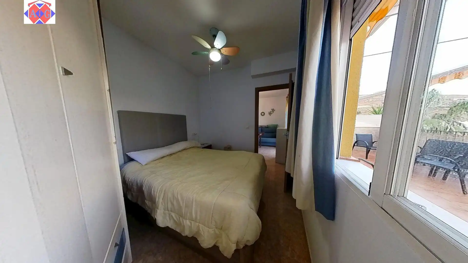 Bedroom of Apartments for sale in Gualchos  with Air Conditioner, Terrace and Storage room