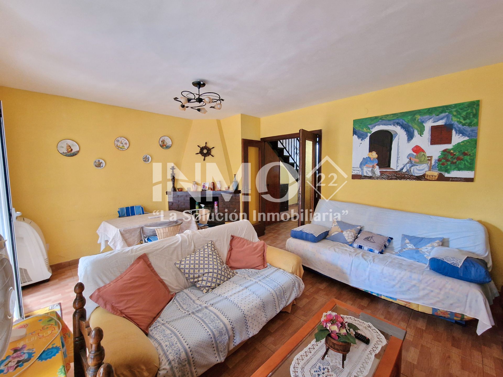 Sala d'estar de Casa adosada en venda en Cambrils amb Jardí privat, Terrassa i Traster