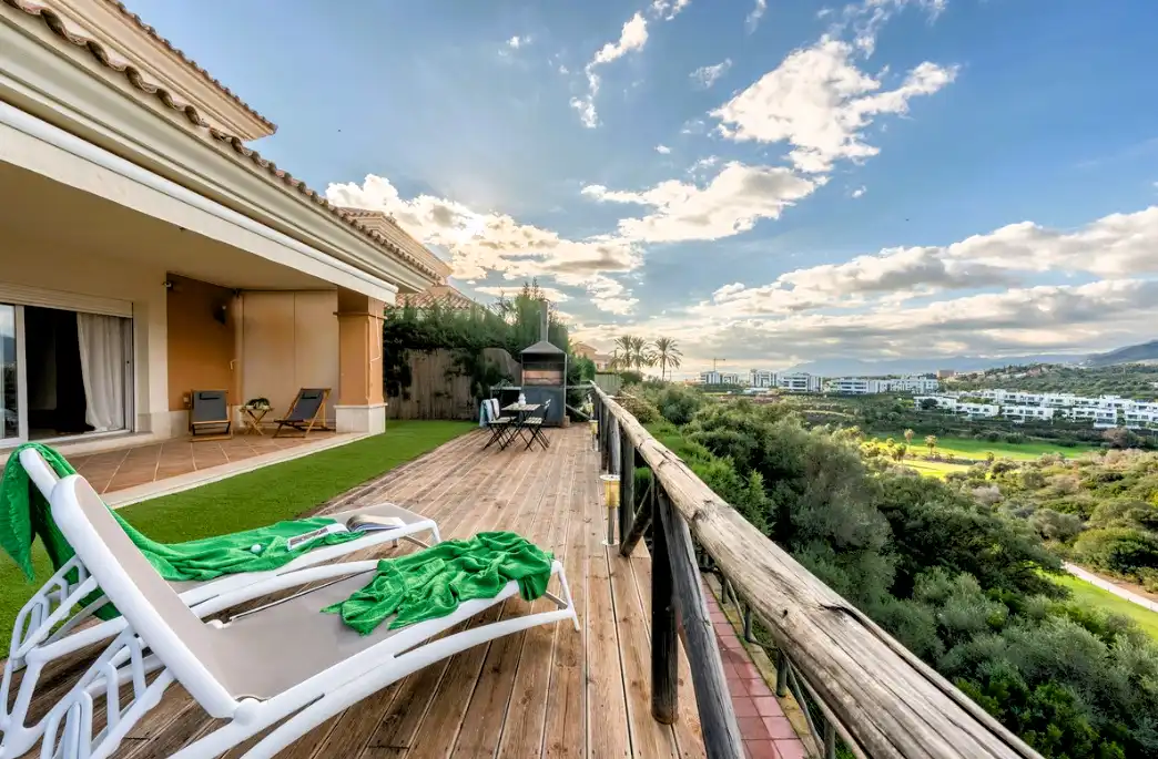 Terrassa de Casa adosada en venda en Marbella amb Aire condicionat, Jardí privat i Terrassa