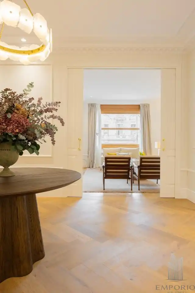 Wohnzimmer von Wohnung zum Verkauf in Madrid mit Klimaanlage, Heizung und Terrasse