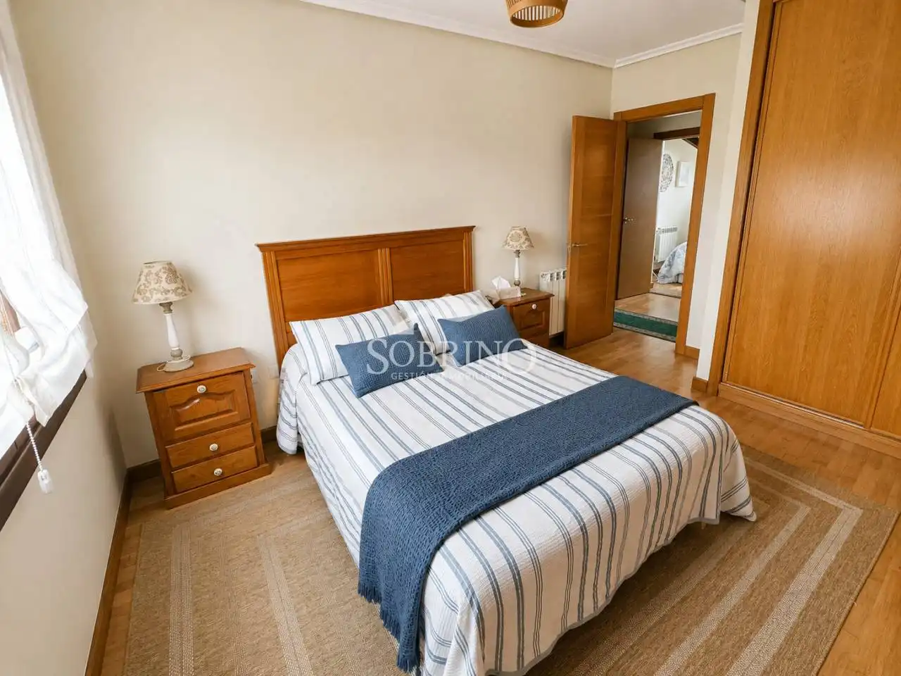 Schlafzimmer von Wohnung zum Verkauf in Llanes mit Parkett und Terrasse