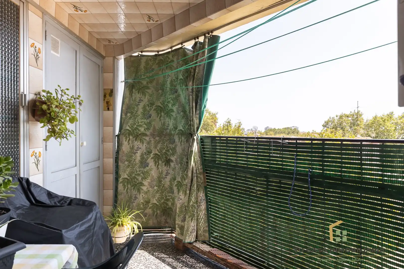 Balcony of Flat for sale in Badalona  with Air Conditioner, Heating and Terrace
