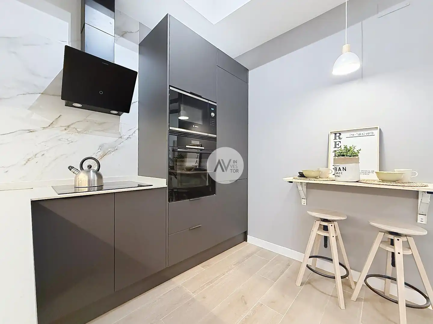 Kitchen of Apartments for sale in Barcelona  with Air Conditioner, Heating and Parquet flooring