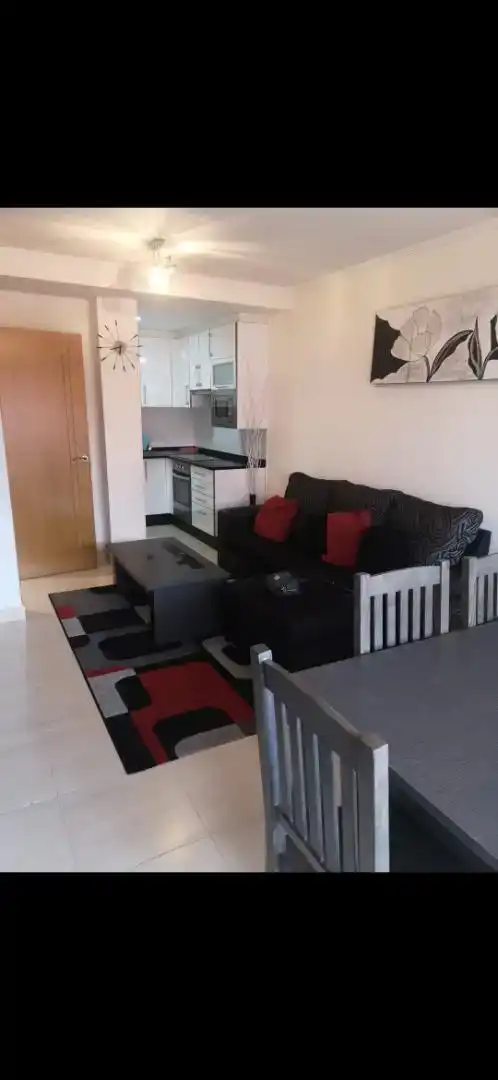 Living room of Flat for rent in Porto do Son  with Storage room, Furnished and Oven