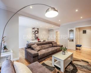 Living room of Apartment to rent in  Madrid Capital  with Air Conditioner, Heating and Parquet flooring