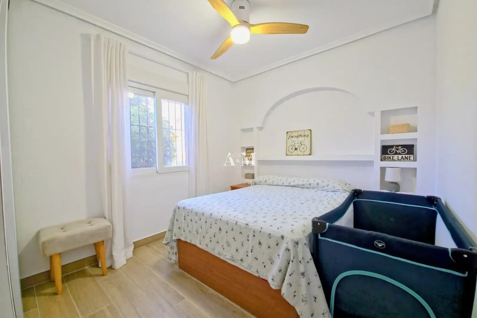 Bedroom of Ground floor for rent in Orihuela  with Air Conditioner, Heating and Private garden