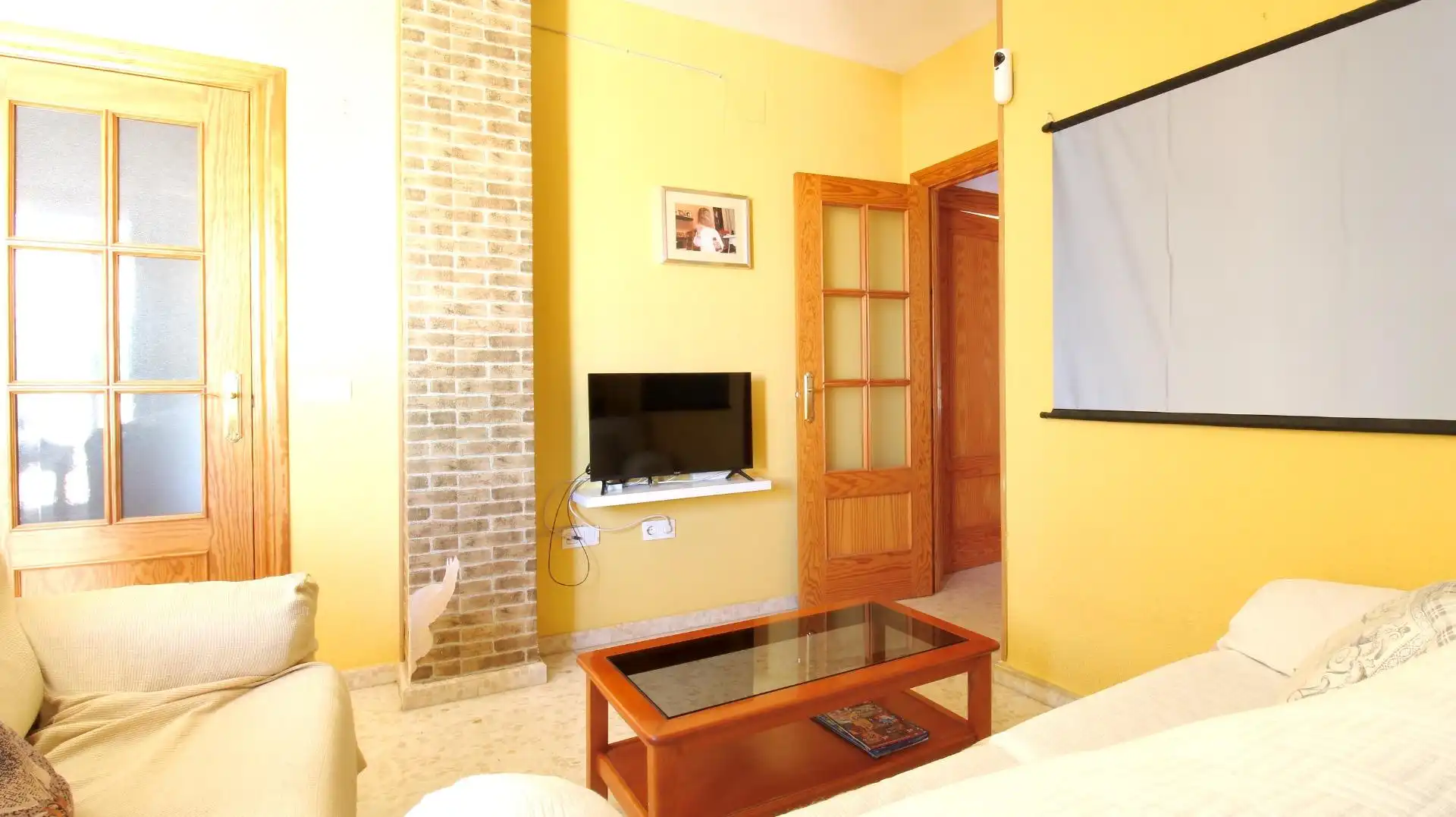 Living room of Attic for sale in Roquetas de Mar  with Terrace and Furnished