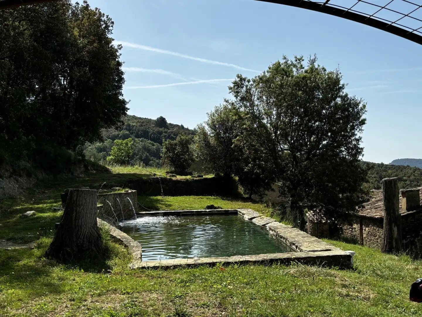 Swimming pool of Country homes for sale in Sant Aniol de Finestres  with Terrace and Swimming Pool