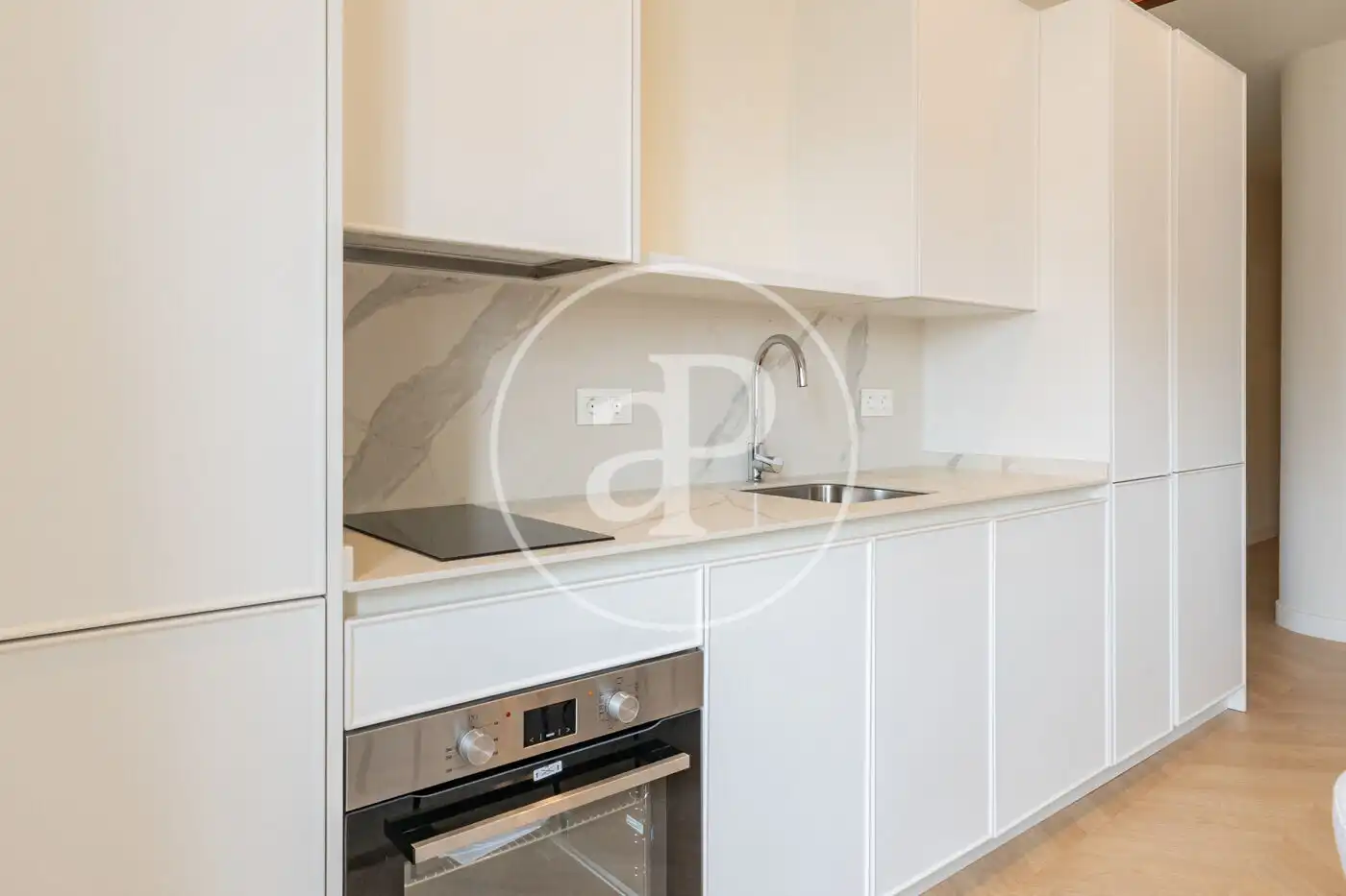 Küche von Wohnung zur Miete in Madrid mit Klimaanlage, Heizung und Möbliert