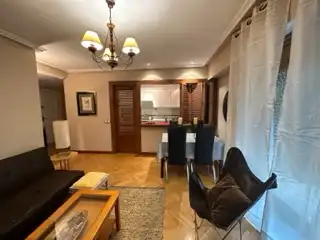 Wohnzimmer von Wohnungen zum Verkauf in León Capital  mit Heizung, Parkett und Terrasse