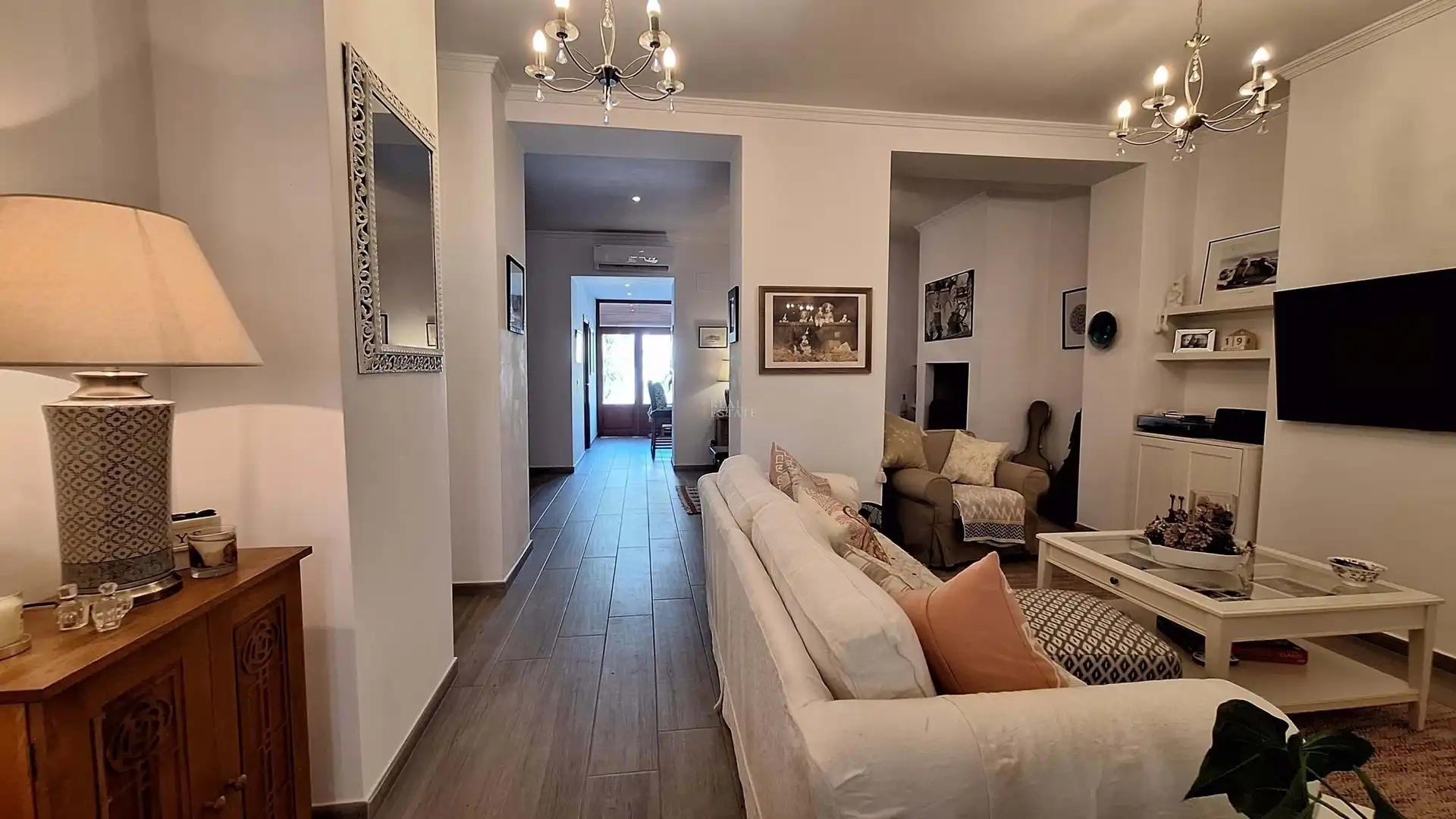 Sala d'estar de Casa adosada en venda en Orba amb Aire condicionat, Calefacció i Terrassa